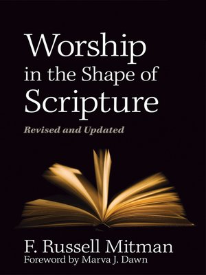 cover image of Worship in the Shape of Scripture